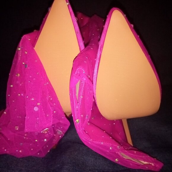 AZALEA WANG " LUXE LUXURY " FUCHSIA BOOTIE( BRAND NEW !!!!!!!!!!!!! - Picture 7 of 8